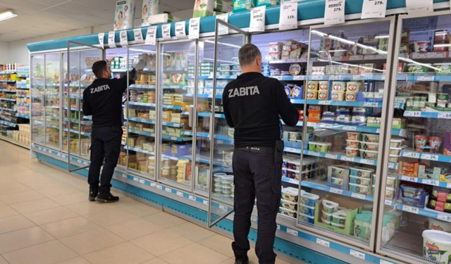 Zabıta Ekiplerinden Market ve Gıda İşletmelerine Denetim