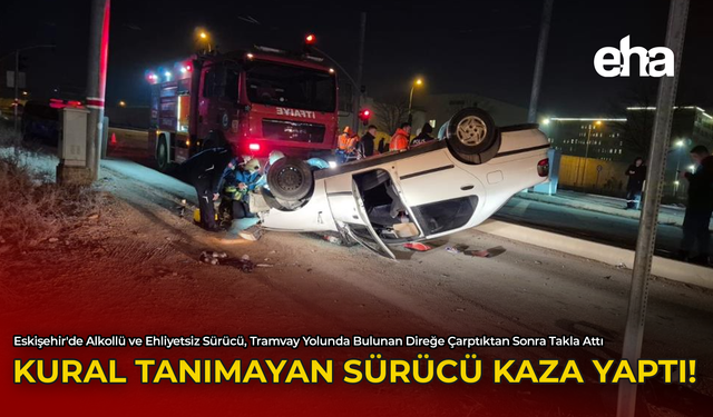 Kural Tanımayan Sürücü Kaza Yaptı!