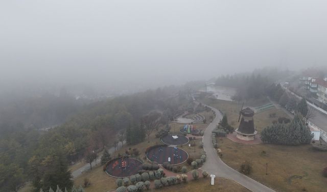 Eskişehir Güne Sis İle Uyandı