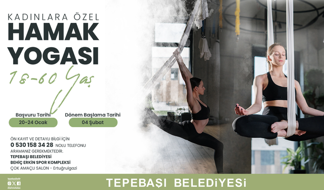 Hamak Yogası İçin Kayıtlar Başlıyor