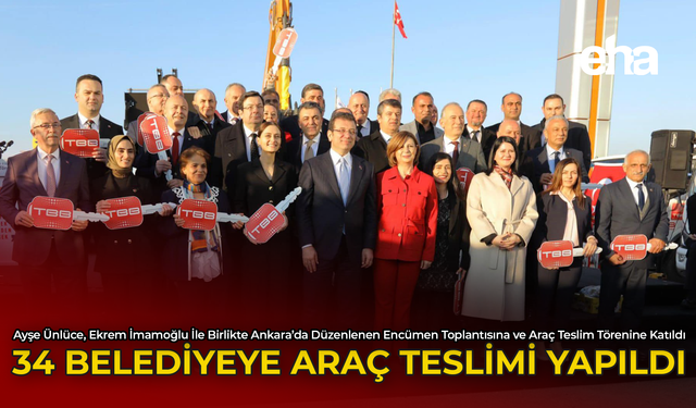 34 Belediyeye Araç Teslimi Yapıldı