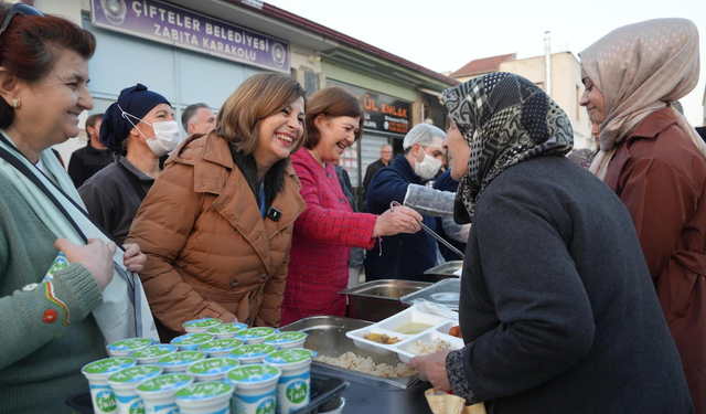 Büyükşehir Belediyesi Çifteler'de Gönül Sofralarında Buluştu