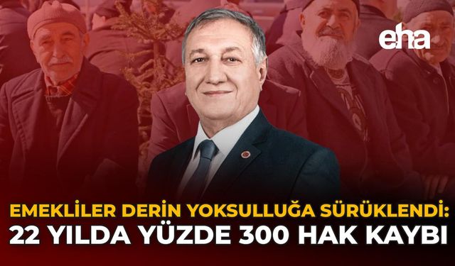 Emekliler Derin Yoksulluğa Sürüklendi: 22 Yılda Yüzde 300 Hak Kaybı