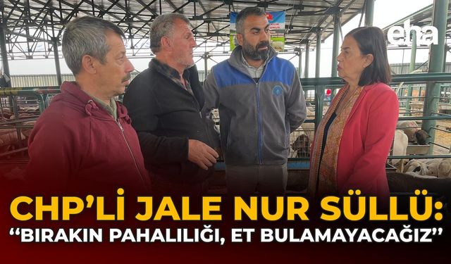 CHP'li Jale Nur Süllü: "Bırakın Pahalılığı, Et Bulamayacağız"