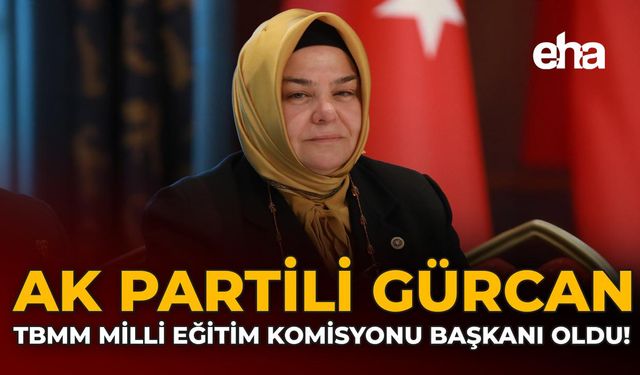 AK Partili Gürcan, TBMM Milli Eğitim Komisyonu Başkanı Oldu!