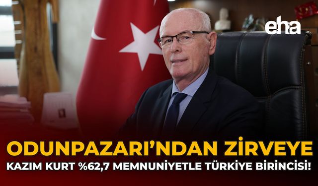Odunpazarı’ndan Zirveye: Kazım Kurt %62,7 Memnuniyetle Türkiye Birincisi!