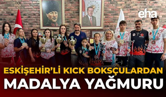 Eskişehirli Kick Boksçulardan Madalya Yağmuru