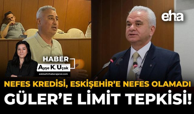 Nefes Kredisi Eskişehir’e Nefes Olamadı: Güler’e Limit Tepkisi!