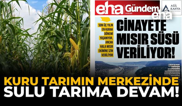 Kuru Tarımın Merkezinde Sulu Tarıma Devam!