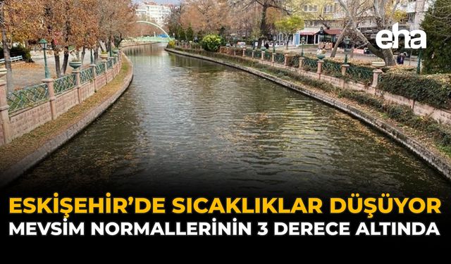 Eskişehir’de Sıcaklıklar Düşüyor: Normallerin 3 Derece Altında