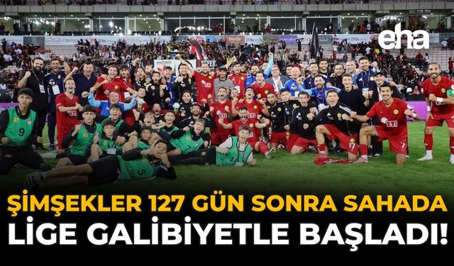 Şimşekler 127 Gün Sonra Sahada, Lige Galibiyetle Başladı!