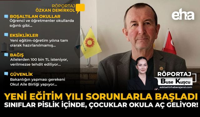 Yeni Eğitim Yılı Sorunlarla Başladı: Sınıflar Pislik İçinde, Çocuklar Okula Aç Geliyor!