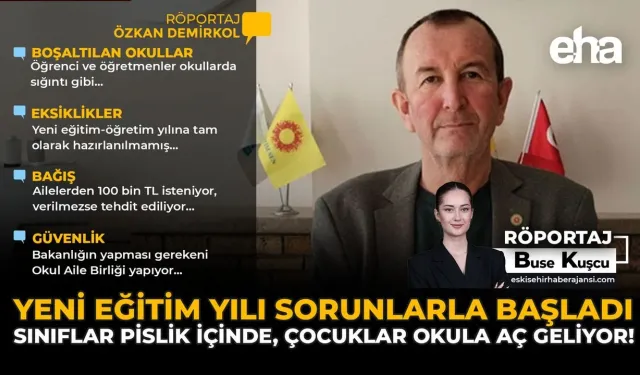 Yeni Eğitim Yılı Sorunlarla Başladı: Sınıflar Pislik İçinde, Çocuklar Okula Aç Geliyor!