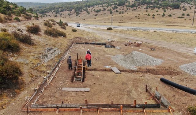 İnönü İlçesine Yeni Proje: Koyun Yıkama Yeri İnşaatı Başladı!