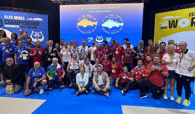 Eskişehir’den Büyük Gurur: Türk Milli Takımı Sualtında Zirveye Çıktı