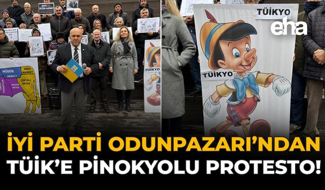 İYİ Parti Odunpazarı'ndan TÜİK'e Pinokyo'lu Presto!