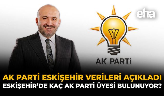 AK Parti Eskişehir Verileri Açıkladı: Eskişehir'de Kaç AK Parti Üyesi Bulunuyor?