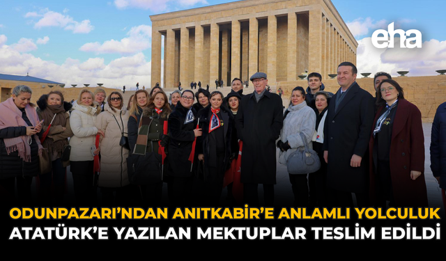 Odunpazarı’ndan Anıtkabir’e Anlamlı Yolculuk: Atatürk’e Yazılan Mektuplar Teslim Edildi