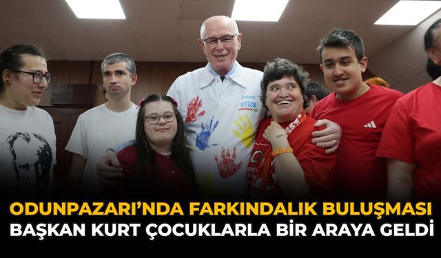 Odunpazarı’nda Farkındalık Buluşması: Başkan Kurt Çocuklarla Bir Araya Geldi