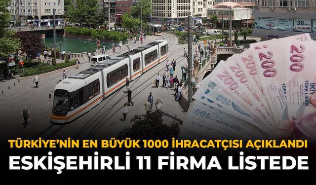 Türkiye'nin En Büyük 1000 İhracatçısı Açıklandı: Eskişehirli 11 Firma Listede