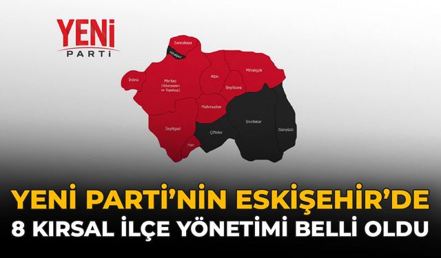 Yeni Parti'nin Eskişehir'de 8 Kırsal İlçe Yönetimi Belli Oldu