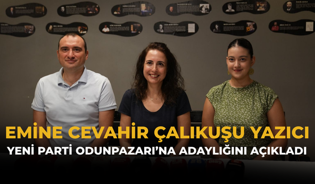Emine Cevahir Çalıkuşu Yazıcı, YENİ Parti Odunpazarı’na Adaylığını Açıkladı