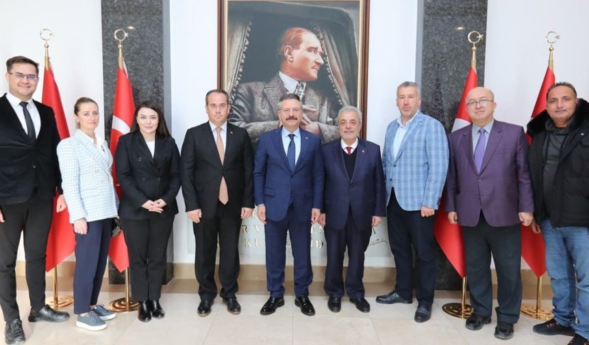 Vali Aksoy'a Faaliyetleri Hakkında Bilgi Verdiler