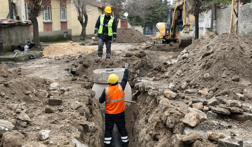 ESKİ O İlçede Altyapı Çalışmalarına Başladı