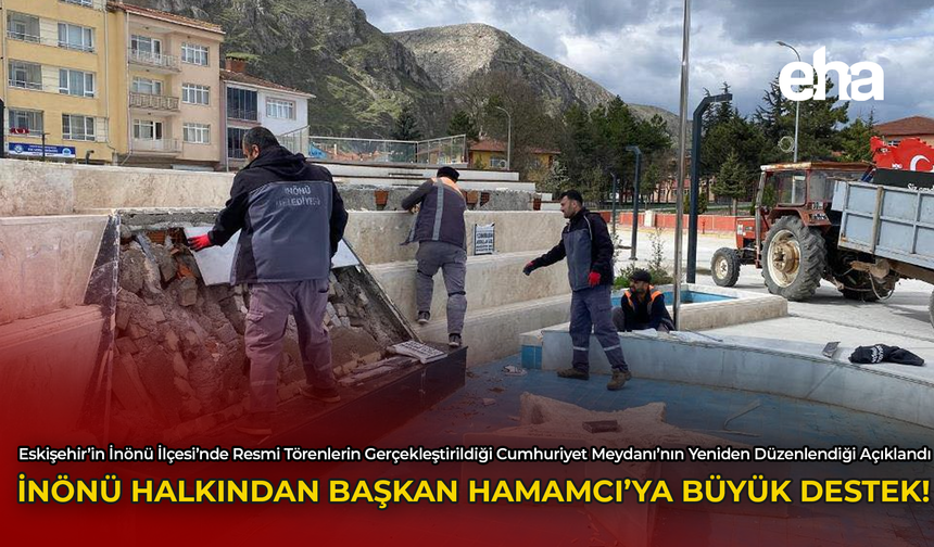 İnönü Halkından Başkan Hamamcı'ya Büyük Destek!