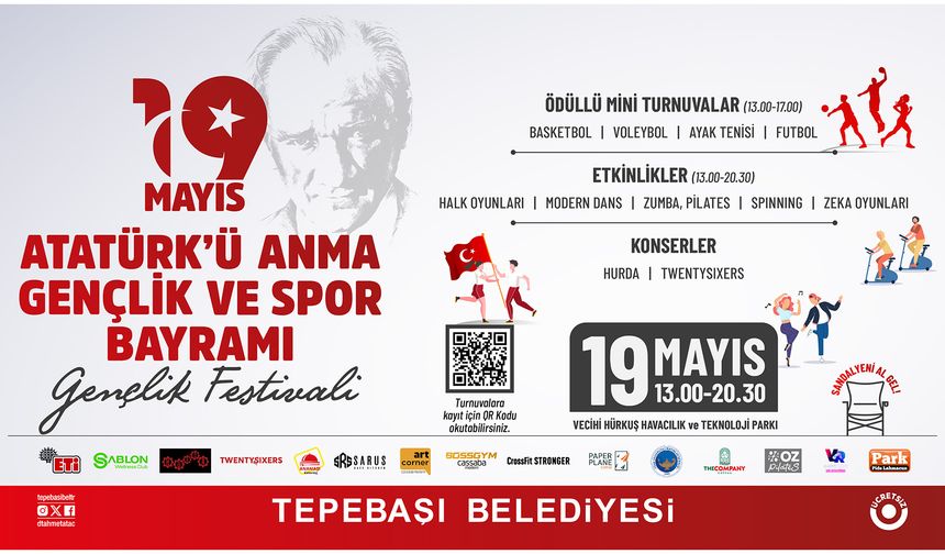 Tepebaşı’nda 19 Mayıs’a Renk Katan Gençlik Festivali