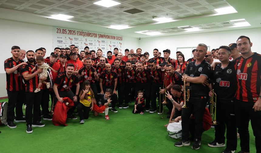 Eskişehirspor'un Şampiyonluk Kutlaması