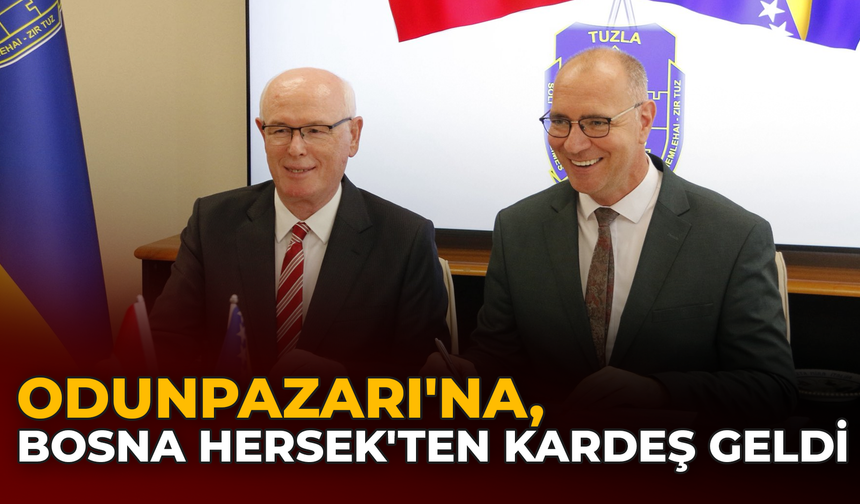Odunpazarı'na, Bosna Hersek'ten Kardeş Geldi