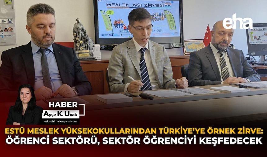 ESTÜ Meslek Yüksekokullarından Türkiye’ye Örnek Zirve: Öğrenci Sektörü, Sektör Öğrenciyi Keşfedecek