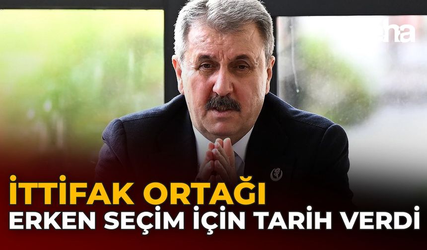 İttifak Ortağı Erken Seçim İçin Tarih Verdi