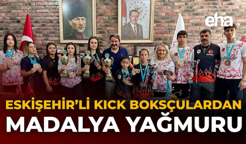 Eskişehirli Kick Boksçulardan Madalya Yağmuru