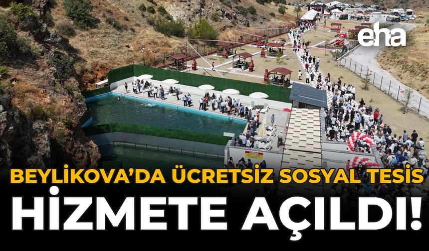 Beylikova’da Ücretsiz Sosyal Tesis Hizmete Açıldı!