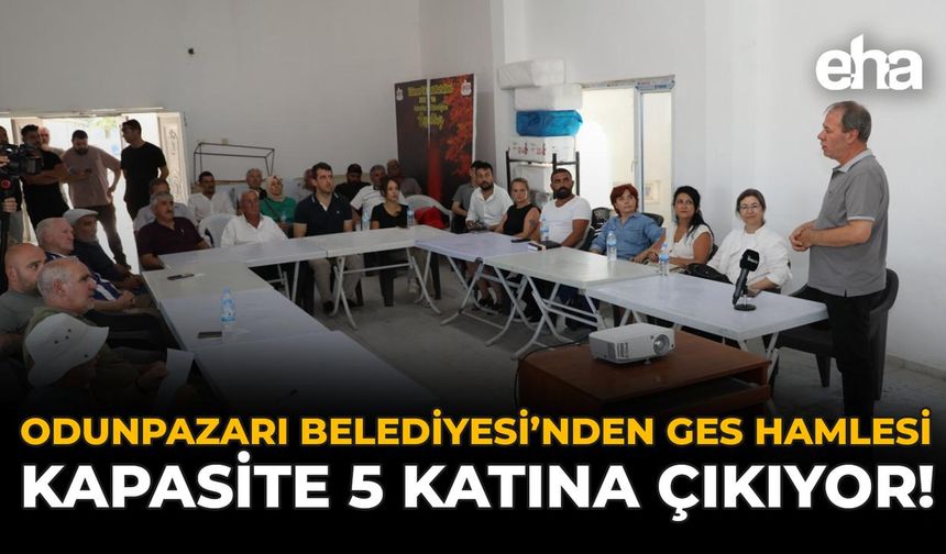 Odunpazarı Belediyesi’nden GES Hamlesi: Kapasite 5 Katına Çıkıyor!