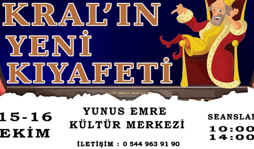 “Kralın Yeni Kıyafeti” Müzikal Çocuk Oyunu Eskişehir’de Sahnelenecek!