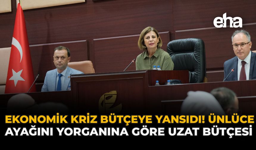 Ekonomik Kriz Bütçeye Yansıdı! Ünlüce: Ayağını Yorganına Göre Uzat Bütçesi