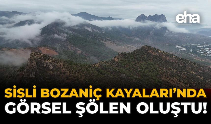 Sisli Bozaniç Kayaları'nda Görsel Şölen Oluştu!