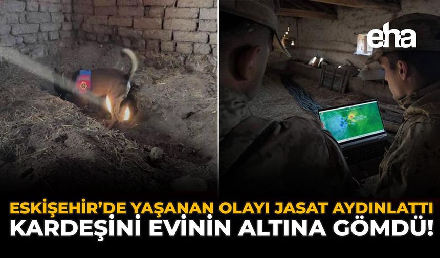 Eskişehir'de Yaşanan Olayı JASAT Aydınlattı: Kardeşini Evin Altına Gömdü