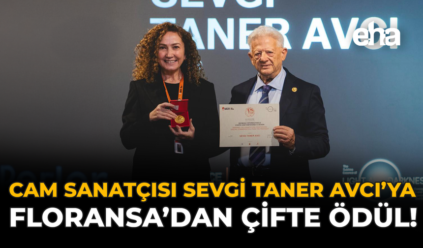 Cam Sanatçısı Sevgi Taner Avcı'ya Floransa'dan Çifte Ödül!