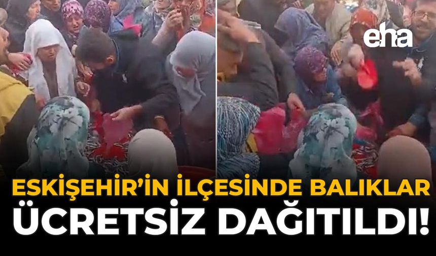 Eskişehir'in İlçesinde Balıklar Ücretsiz Dağıtıldı!