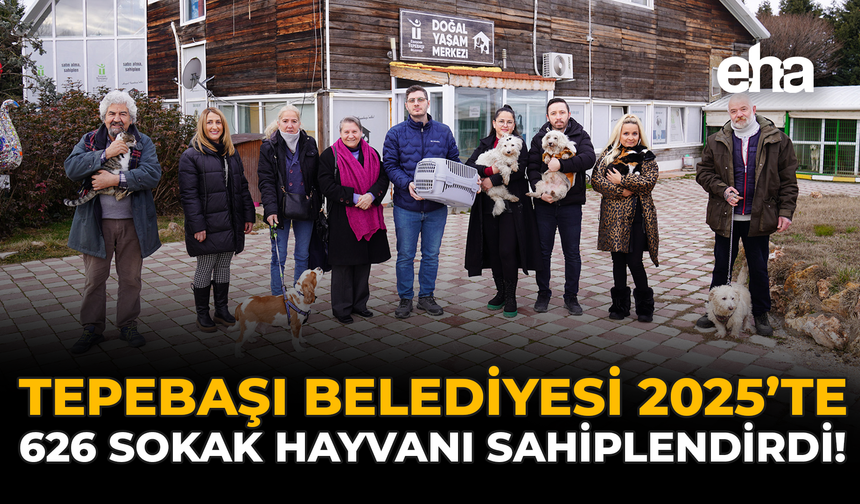 Tepebaşı Belediyesi, 2025’te 626 Sokak Hayvanı Sahiplendirdi!