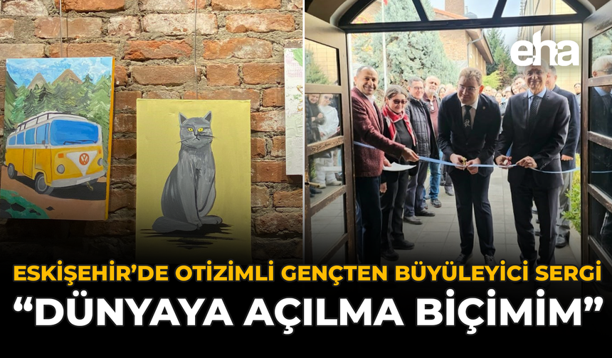 Eskişehir'de Otizmli Gençten Büyüleyici Sergi: "Dünyaya Açılma Biçimim"