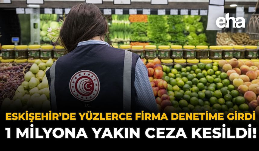 Eskişehir'de Yüzlerce Firma Denetime Girdi: 1 Milyona Yakın Ceza Kesildi!