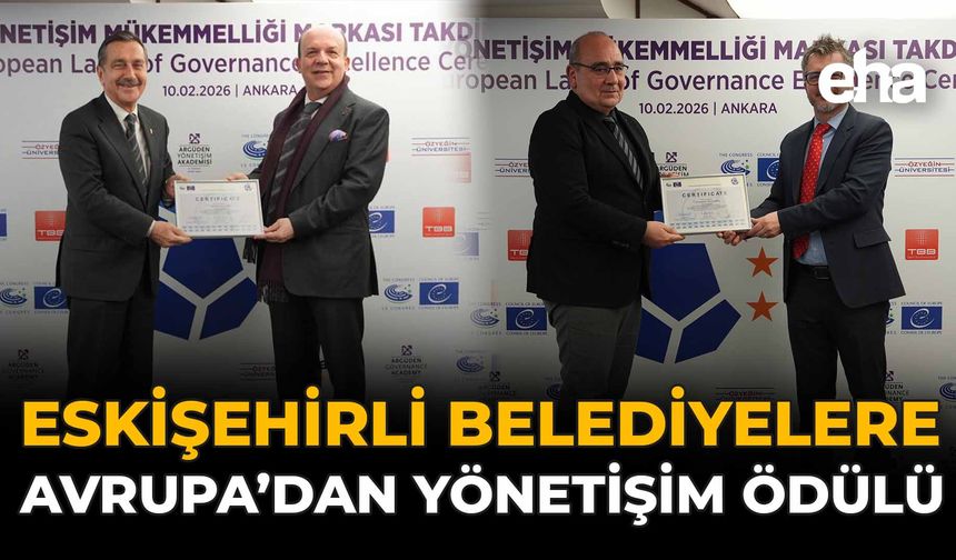 Tepebaşı Belediyesi’ne Avrupa’dan Yönetişim Ödülü