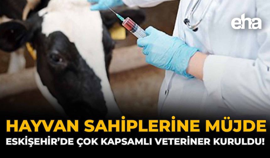 Hayvan Sahiplerine Müjde: Eskişehir'de Çok Kapsamlı Veteriner Kuruldu!