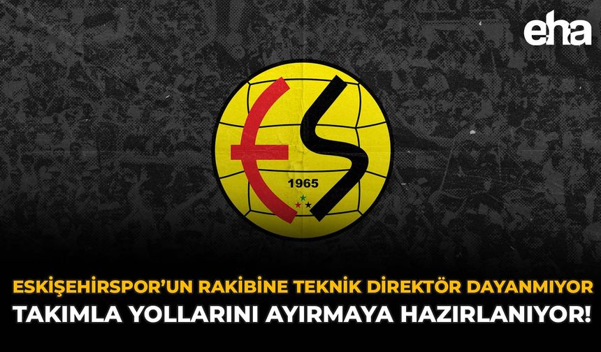 Eskişehirspor’un Rakibine Teknik Direktör Dayanmıyor: Takımla Yollarını Ayırdı!