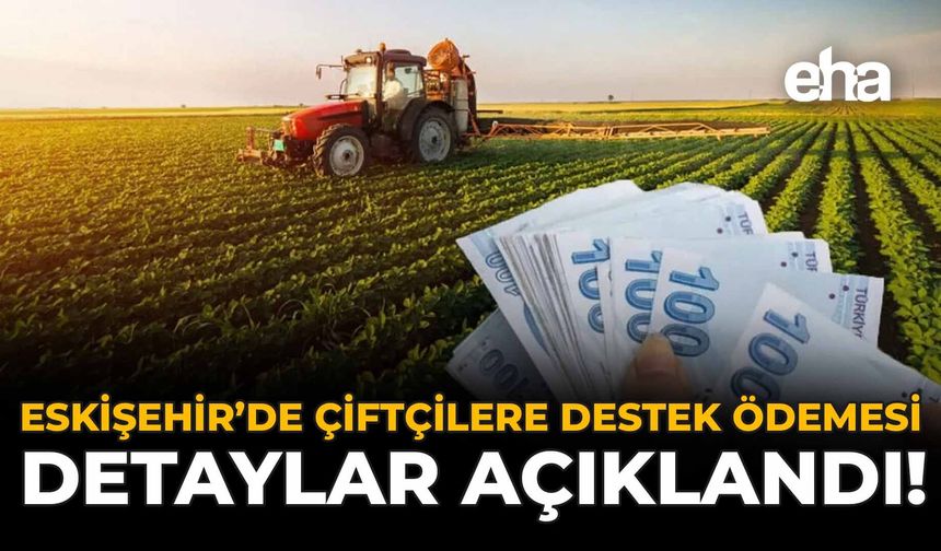 Eskişehir'de Çiftçilere Destek Ödemesi: Detaylar Açıklandı!